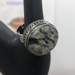 Afghan Stone Ring, Handmade Kuchi Ring, Statement Ring, Gift For Her
